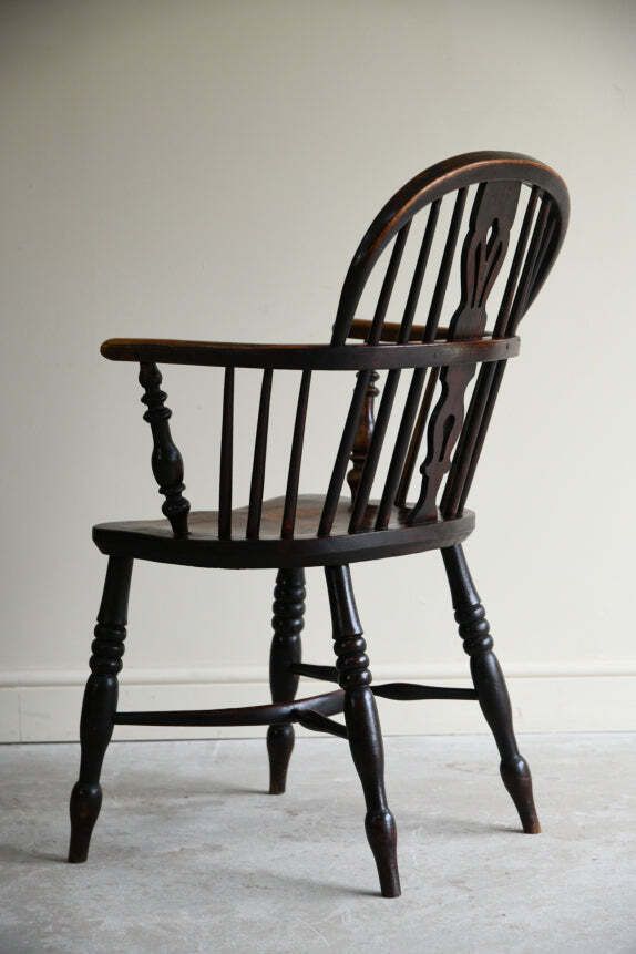 Antique Elm & Ash Windsor Chair photo Furniture