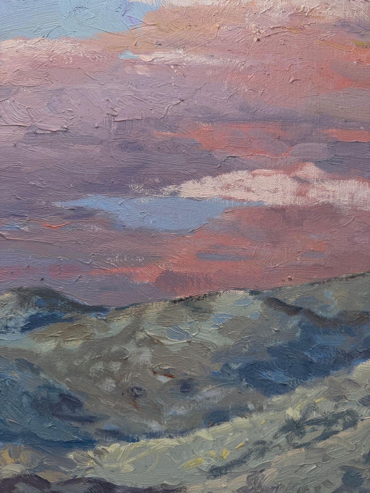 Kiku Poch Mediterranean Lighthouse Oil On Canvas Painting Art Seascape C.2000 photo 1950.0