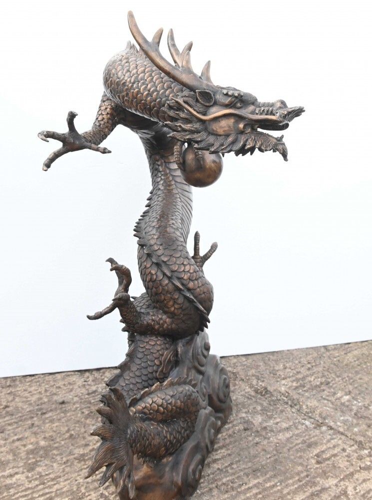 Chinese Bronze Dragon Fountain Garden Water Feature photo 2850.0