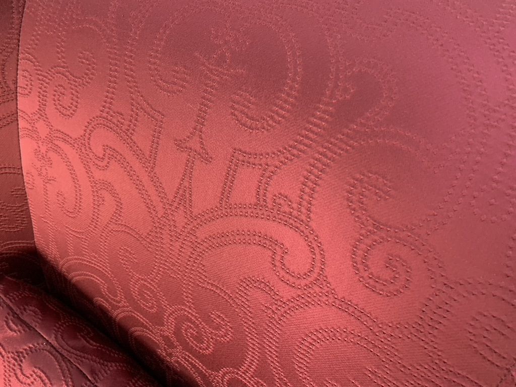 Furniture Fendi Casa Armchair – In Red Embroidered Fabric photo