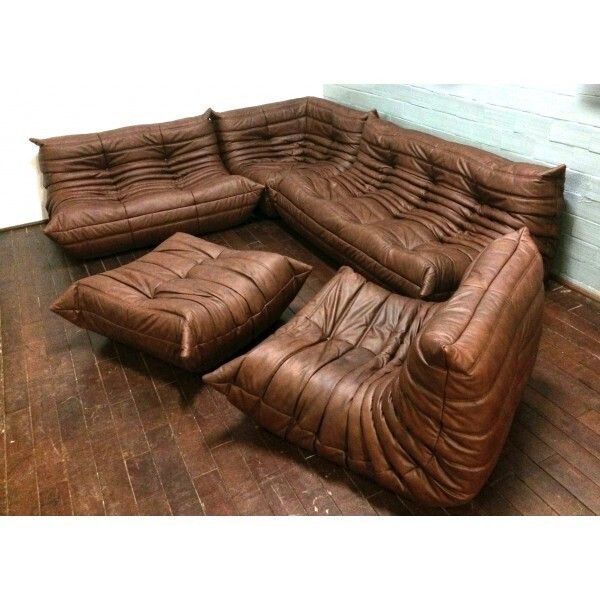 5 Pieces Togo Set By Michel Ducaroy For Ligne Roset