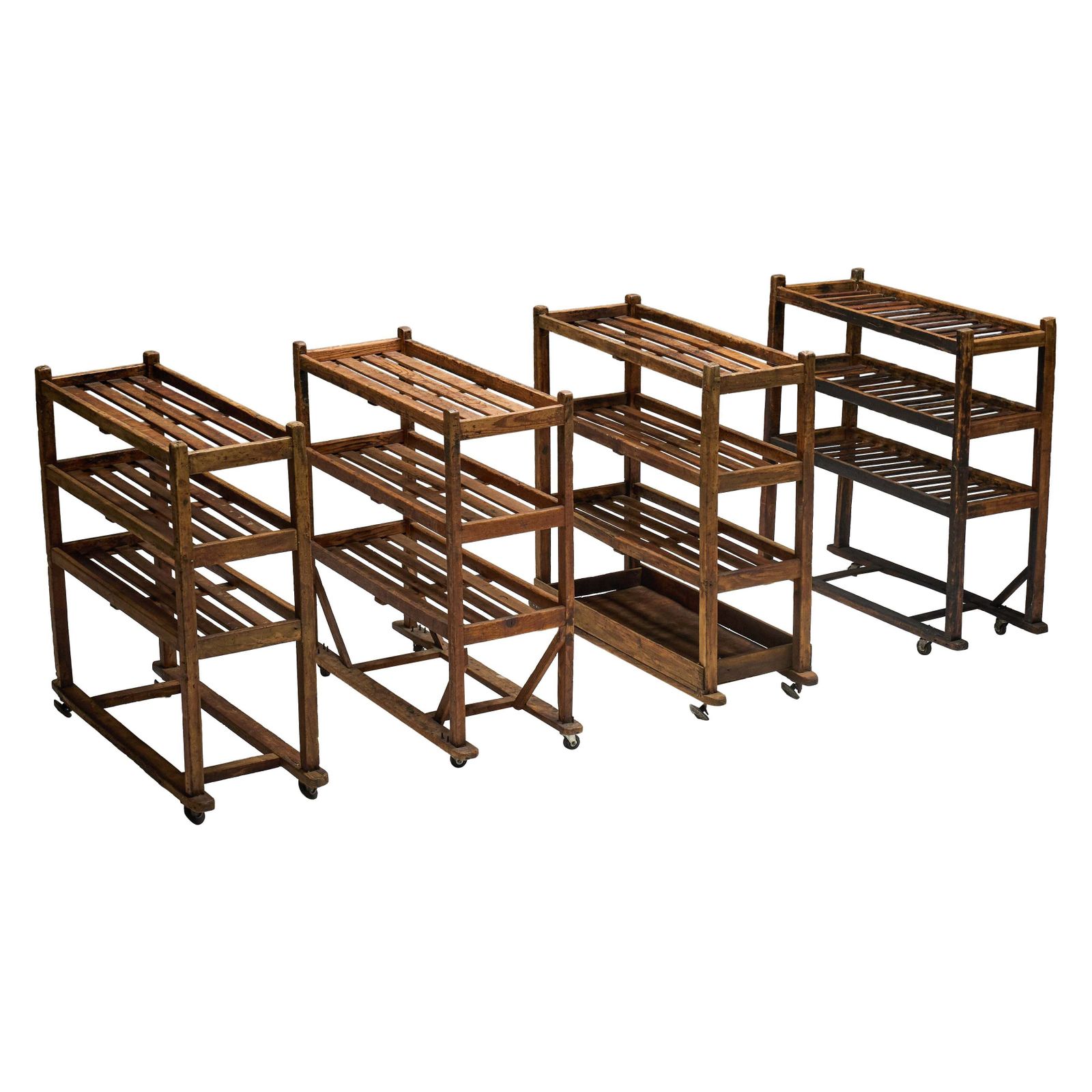 Folk Art Bakery Racks, France, Early 20th Century