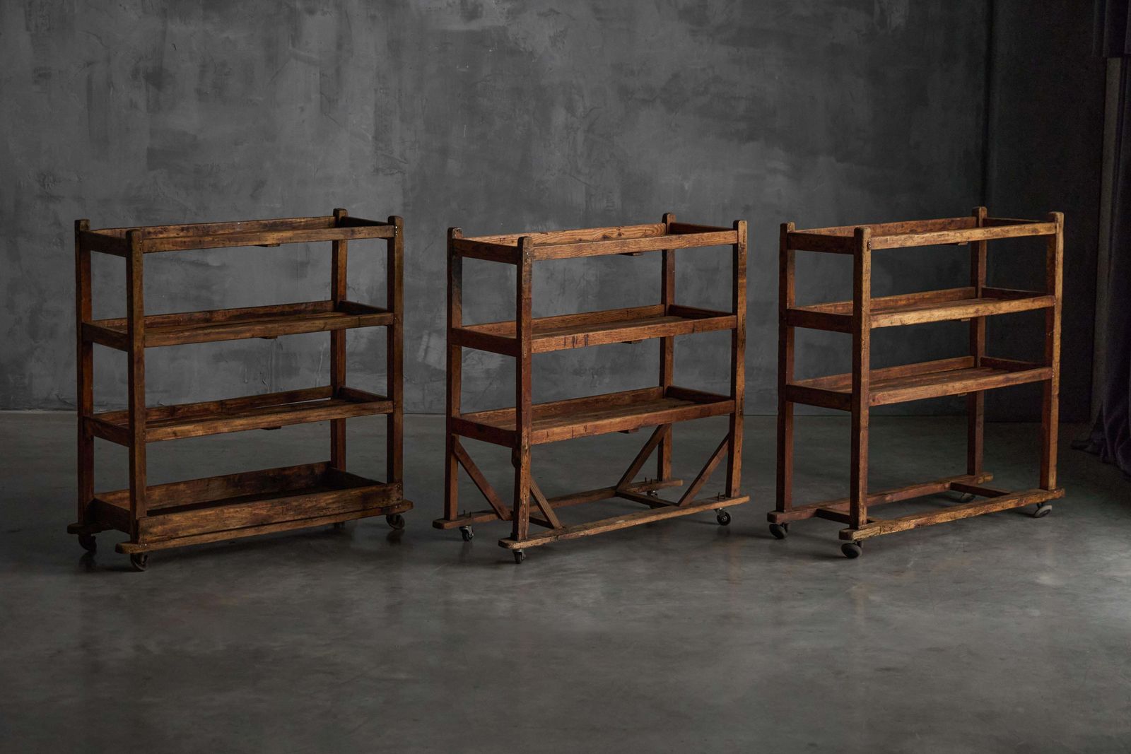 Folk Art Bakery Racks, France, Early 20th Century photo furniture