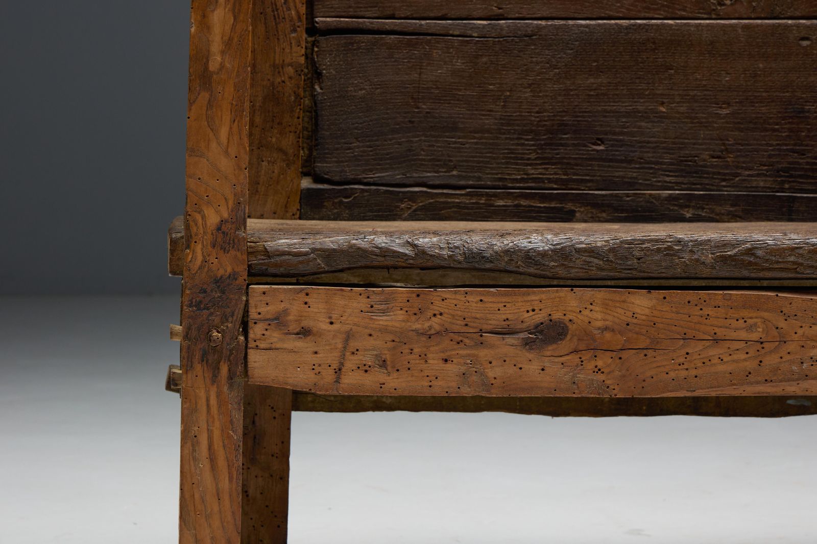 Primitive Robust Bench, France, 19th Century photo vinterior