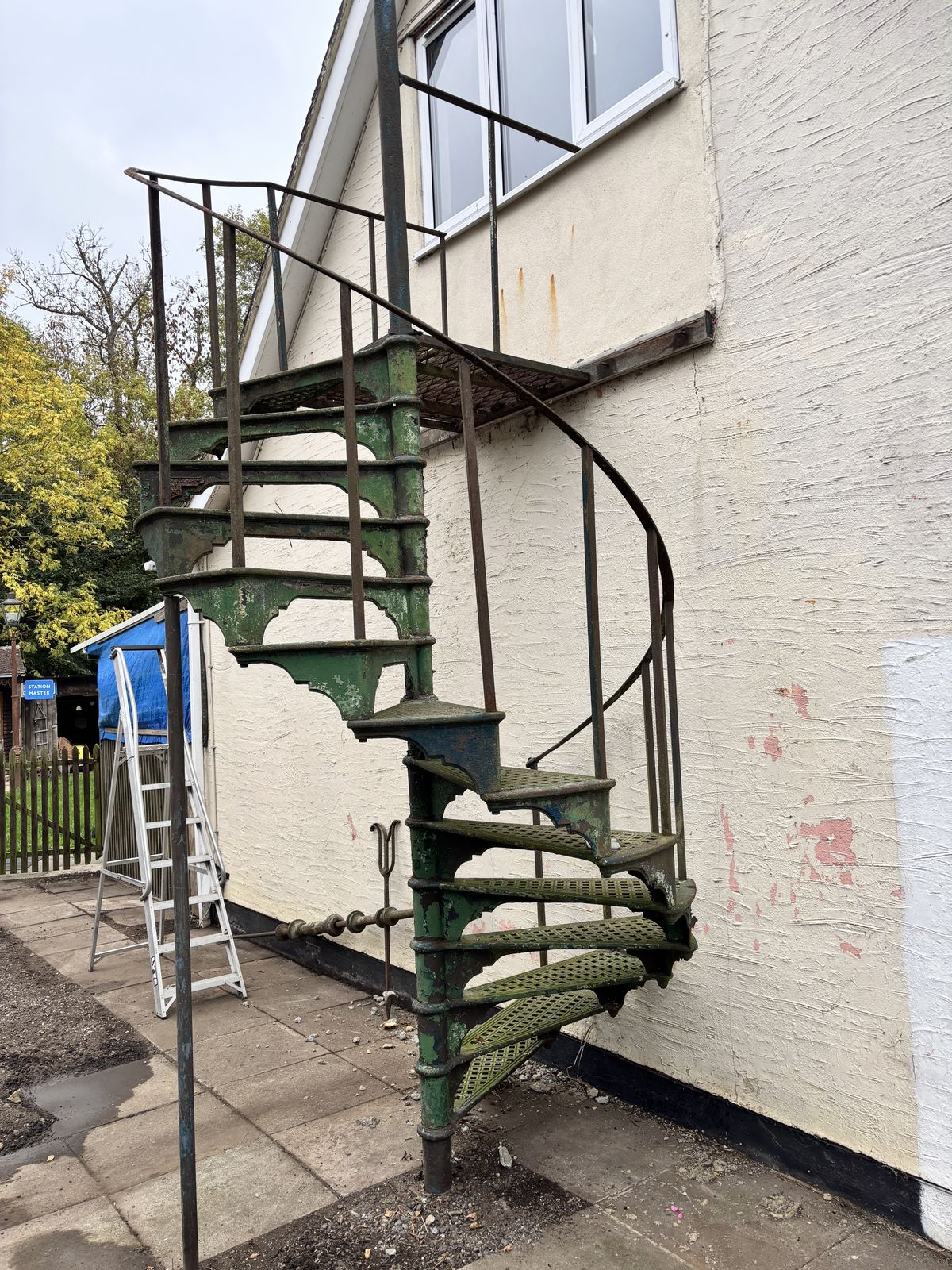 photo furniture Spiral Staircase, 1930s, Cast Iron