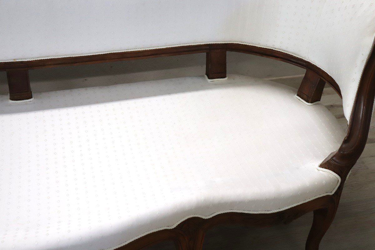 Antique Walnut Sofa, Late 1800s photo buy