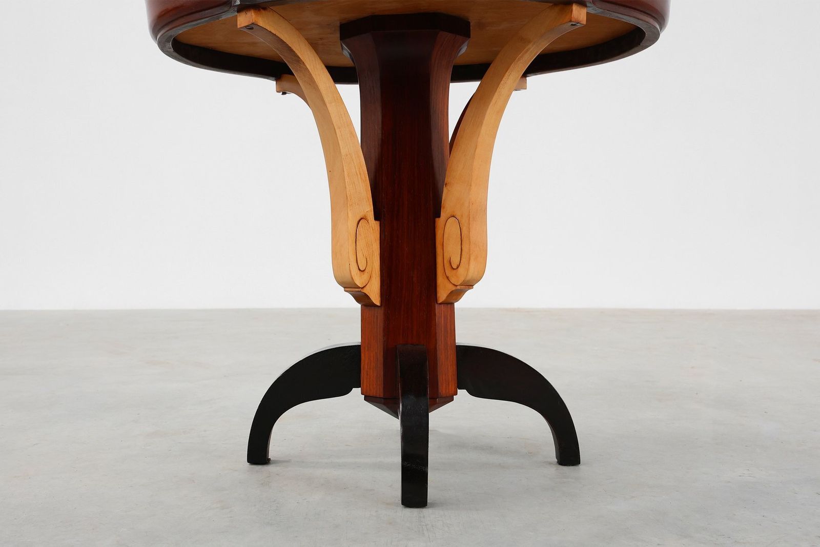 photo for sale Art Deco Wooden Side Table, France, 1930s