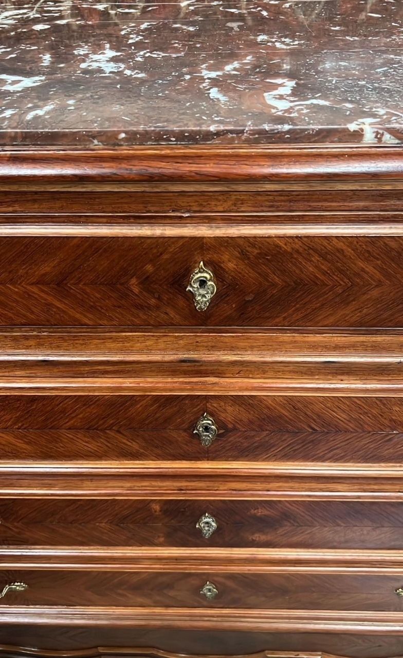 2545.0 A C19th French Marble Topped Commode photo