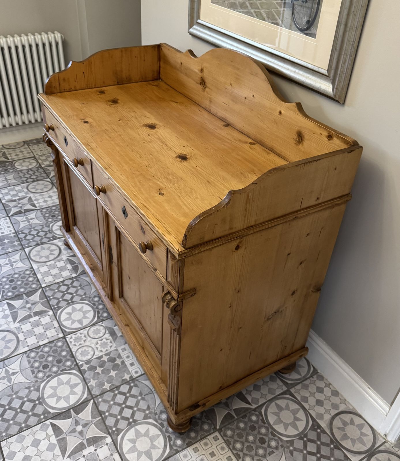 Large Antique Pine Sideboard, 1910s photo for sale