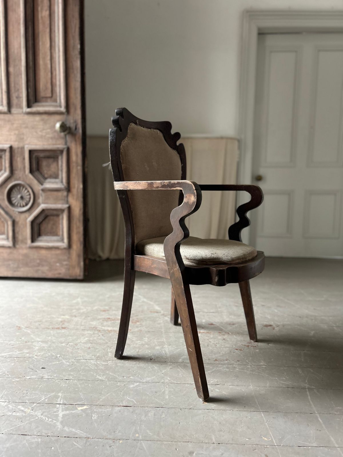 8 X Bombay Baroque Sgabello Chairs In The Manner Of Lutyens photo vintage