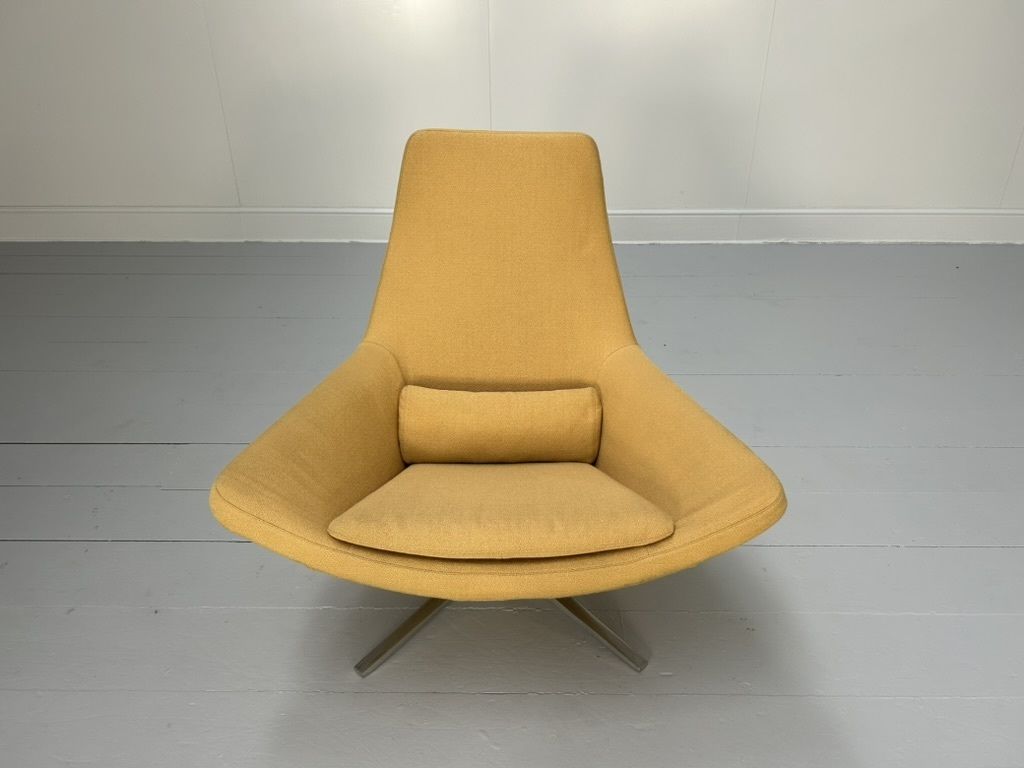 B&B Italia “Metropolitan Me100” Armchair – In Yellow Wool photo 1900.0