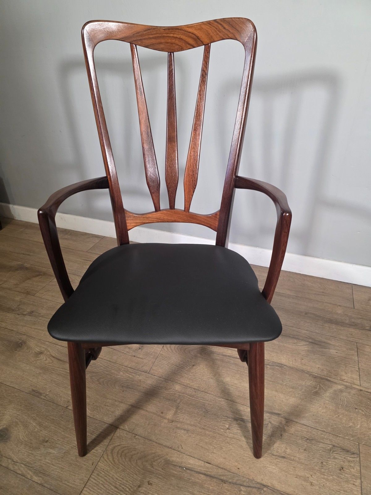 2900.0 Set Of 6 Danish Rosewood Mid Century 1960s Dining Chairs By Niels Koefoed photo