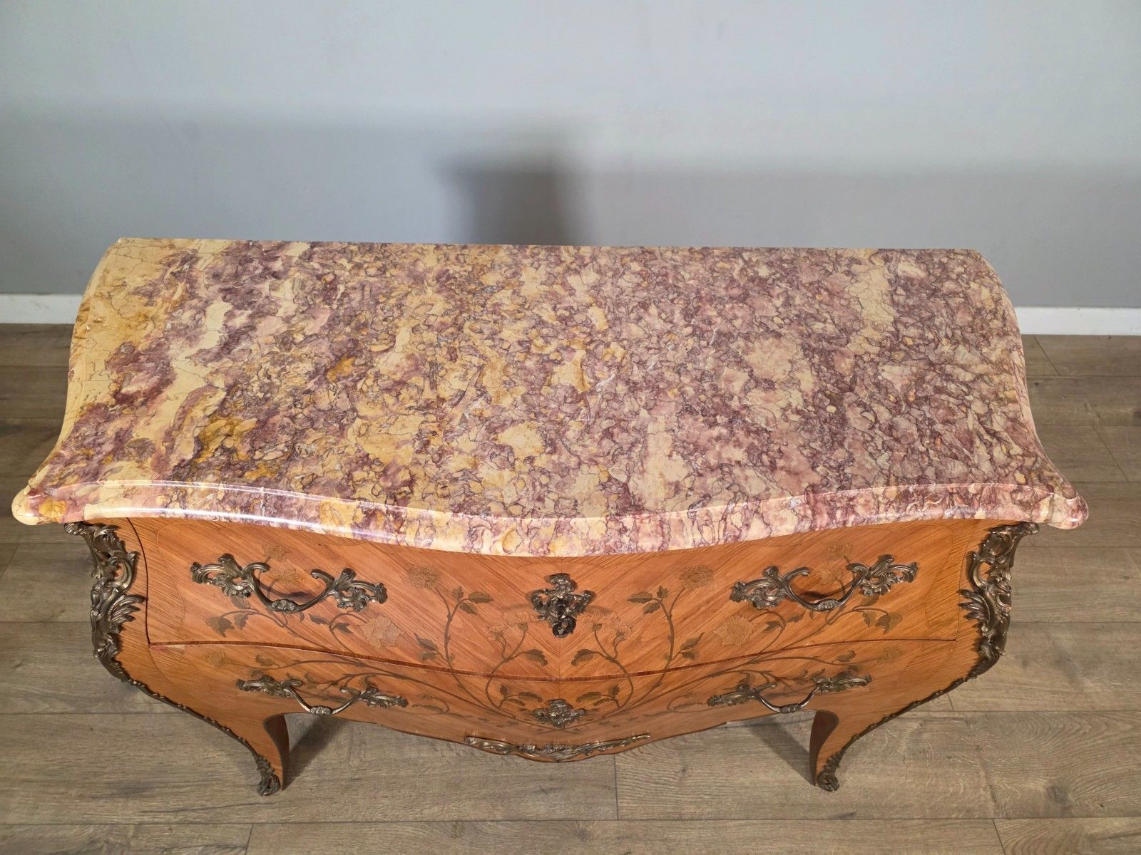 1920s Antique French Marble Top Commode/Chest photo Furniture