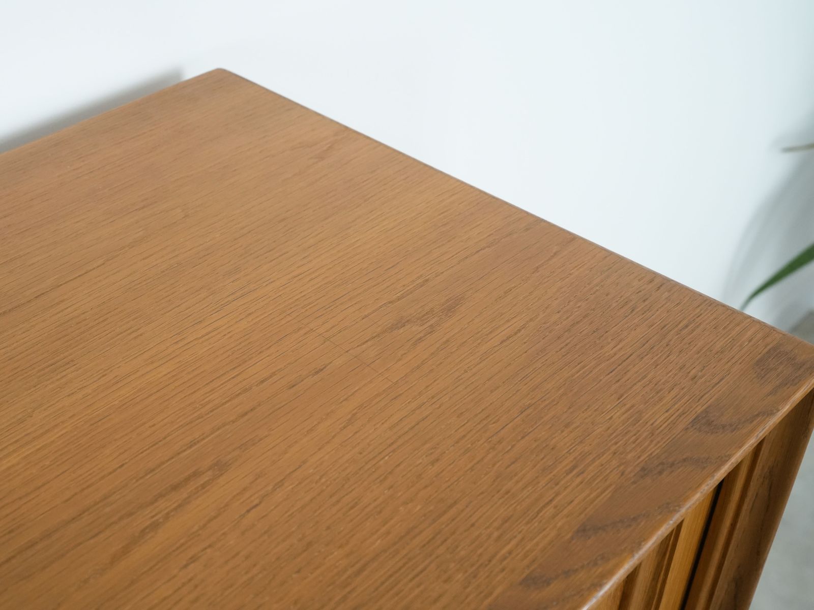 Furniture Oak Highboard Danish Design 1960s Production Denmark photo