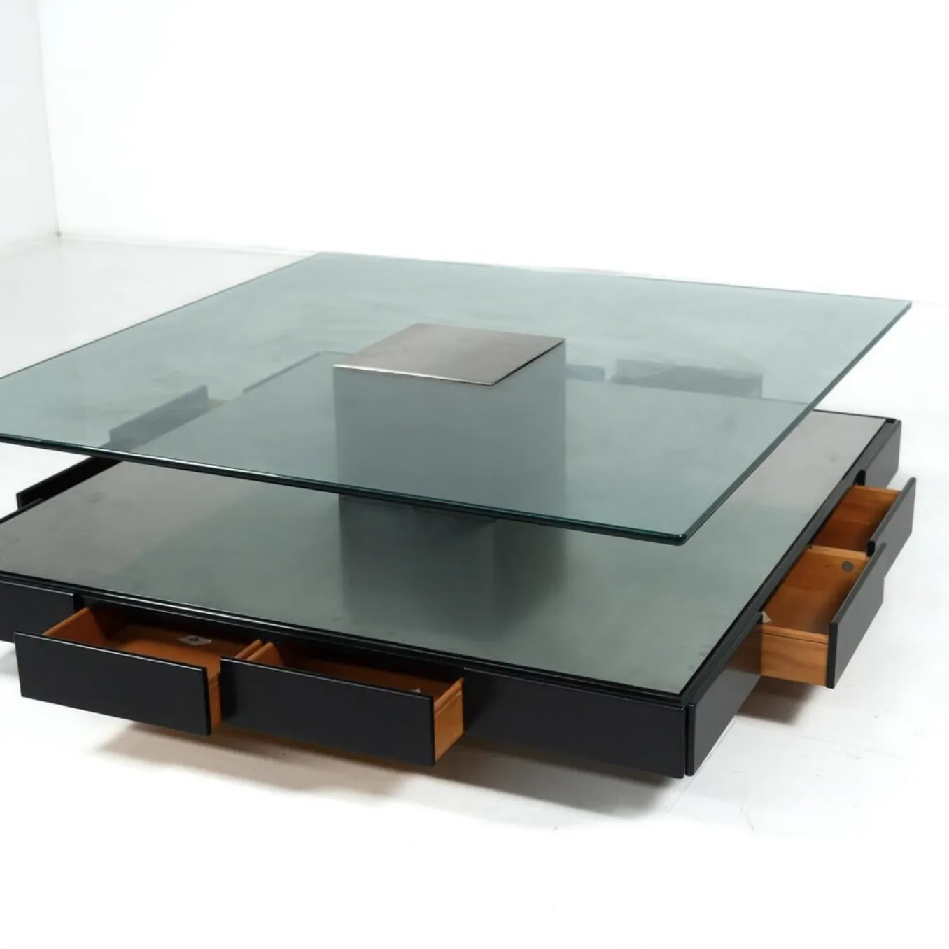 Mid Century Modern Tecno T147 Coffee Table By Marco Fantoni, Italy, 1970s photo Furniture