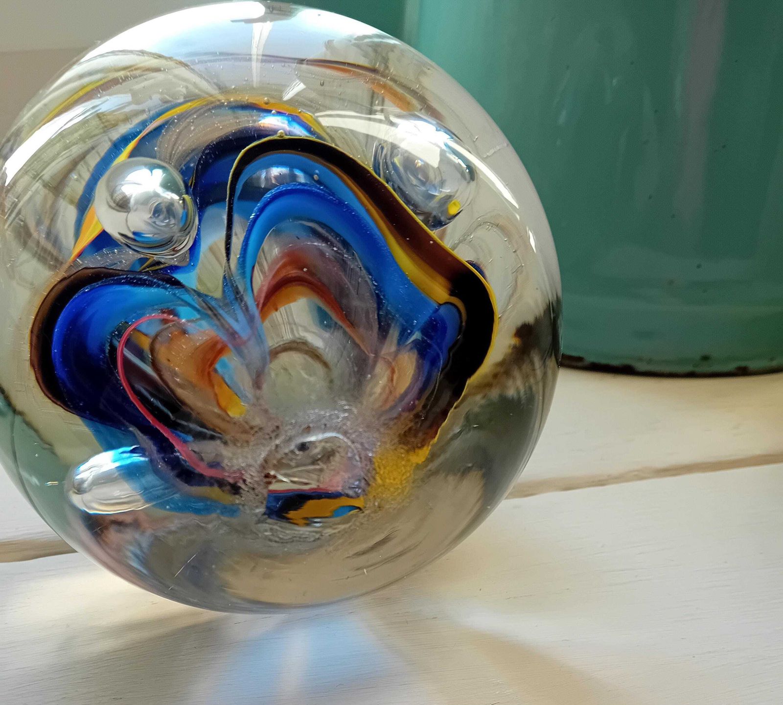 photo furniture Paperweight Large End Of Day Glass Dump Hand Blown Crystal