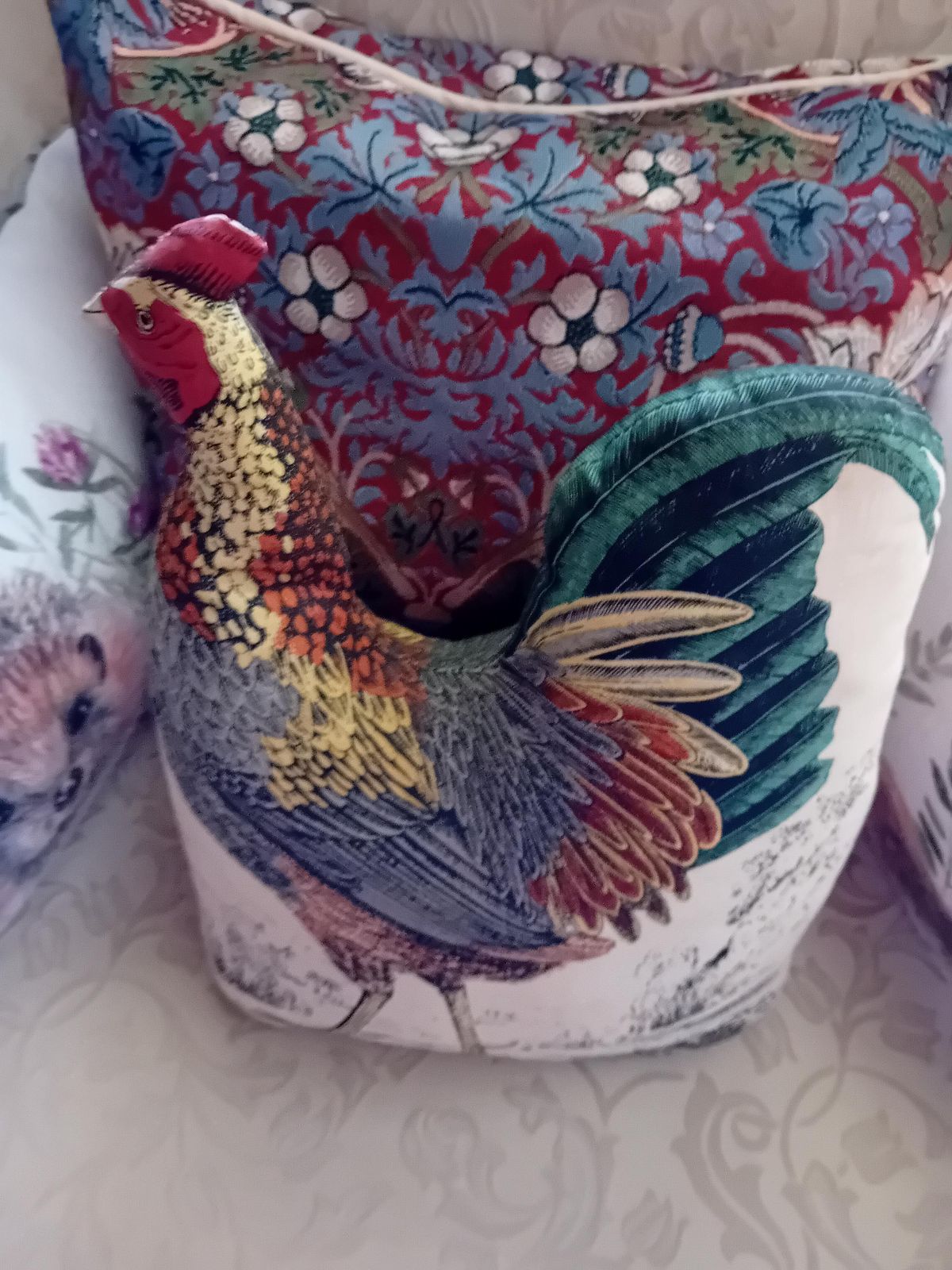 Rooster Cushion/Pillow Vintage Chicken Country Cottage Decor photo buy