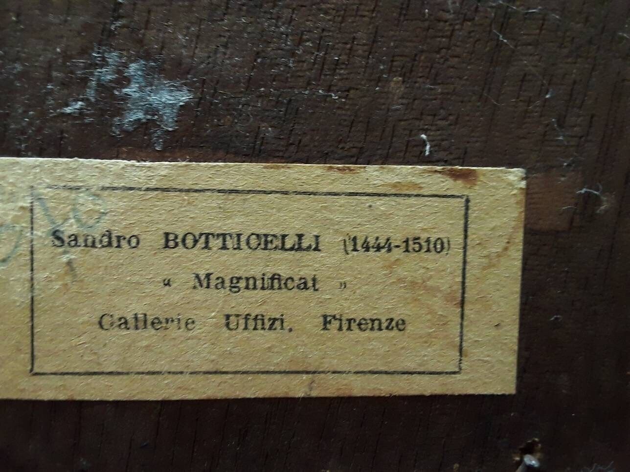 photo furniture Mary Religious Print Maddona Of The Magnificat Original By Sandro Botticelli