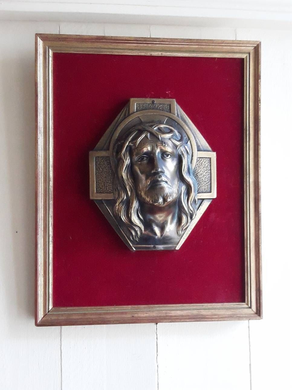 Jesus Passion Of Christ Statue A Mounted Sculpture By Louis Delaunay French Vintage photo vinterior