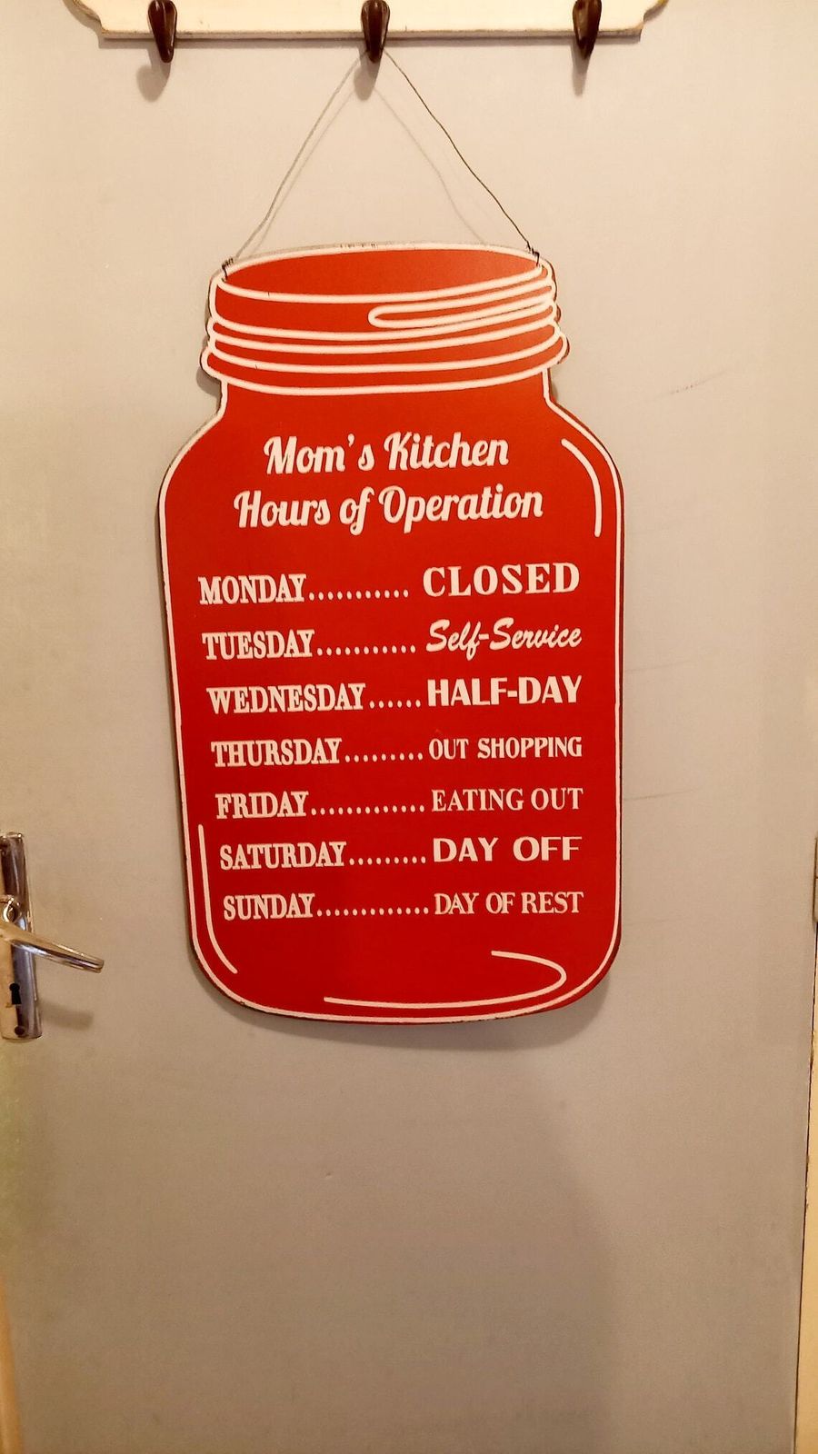 photo for sale Wall Decor Vintage Metal Sign In Style Of Mason Jar Kitchenalia