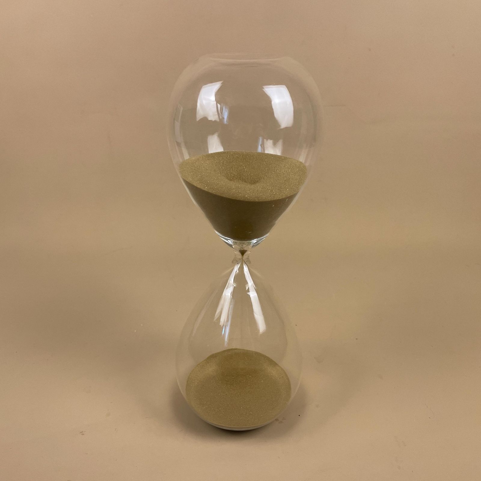 Modern Sand Timer Glass Sleek Design Decorative Desk Table Ornament Clock Home Office Decor Nautical Retro Style Timeless Hourglass photo 75.0