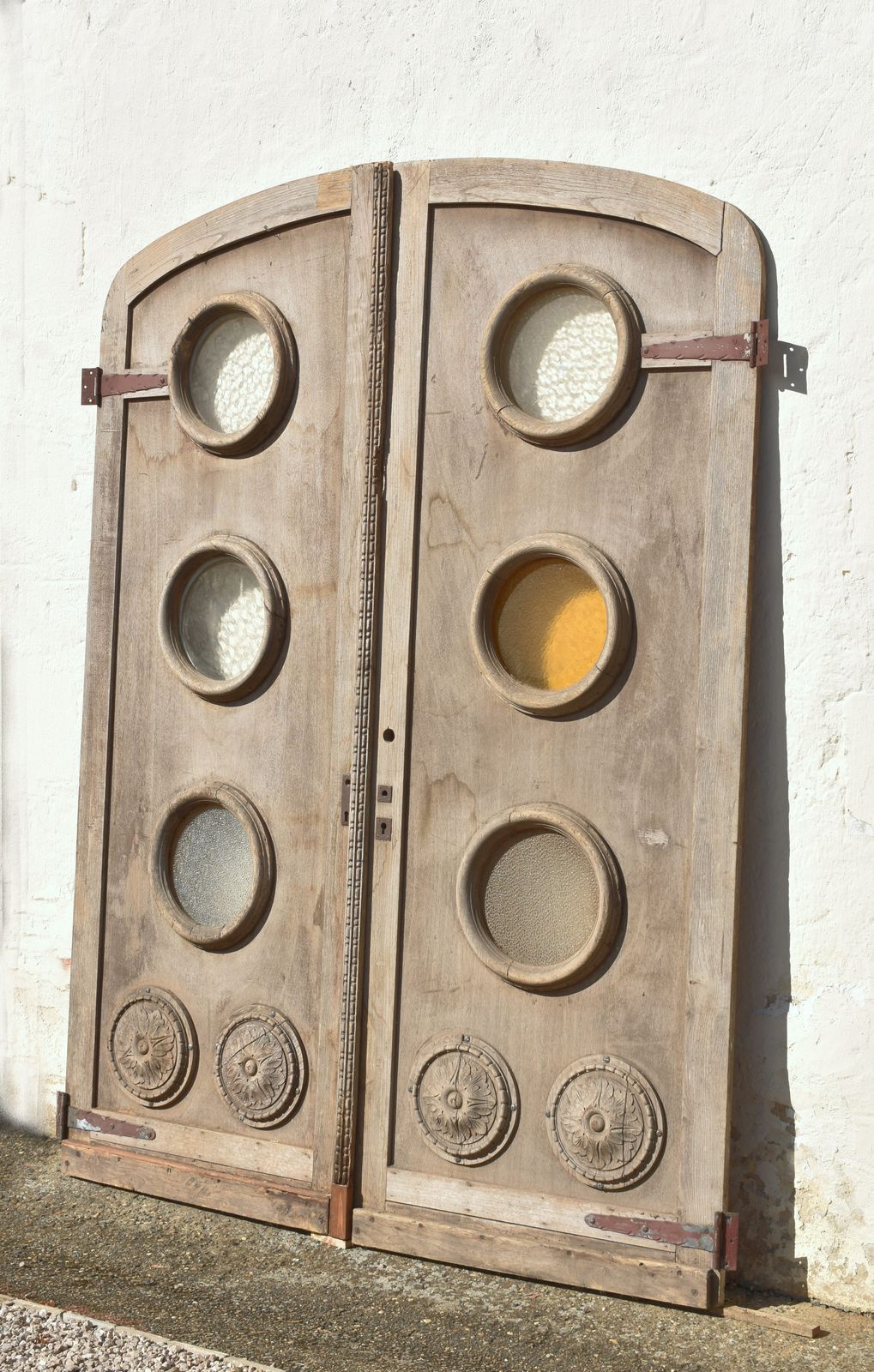 Large Pair French Architectural Doors Haussmann Style photo for sale