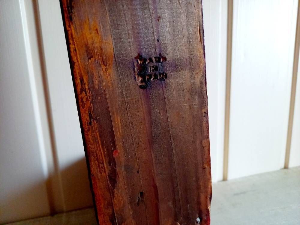 photo for sale Candle Holder Saint Statue Carved Wood Sconce