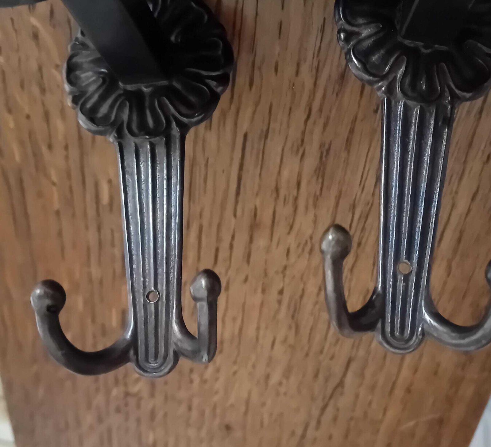 Coat Hooks A Set Of Two Shell Shaped Bronze Wall Hooks For Coats And Scarfs photo Furniture