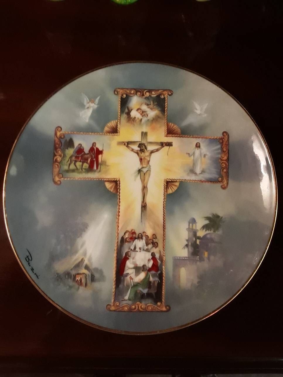 The Life Of Christ By Bar Zoni Royal Doulton Franklin Mint Limited Edition Collectible Plate photo for sale
