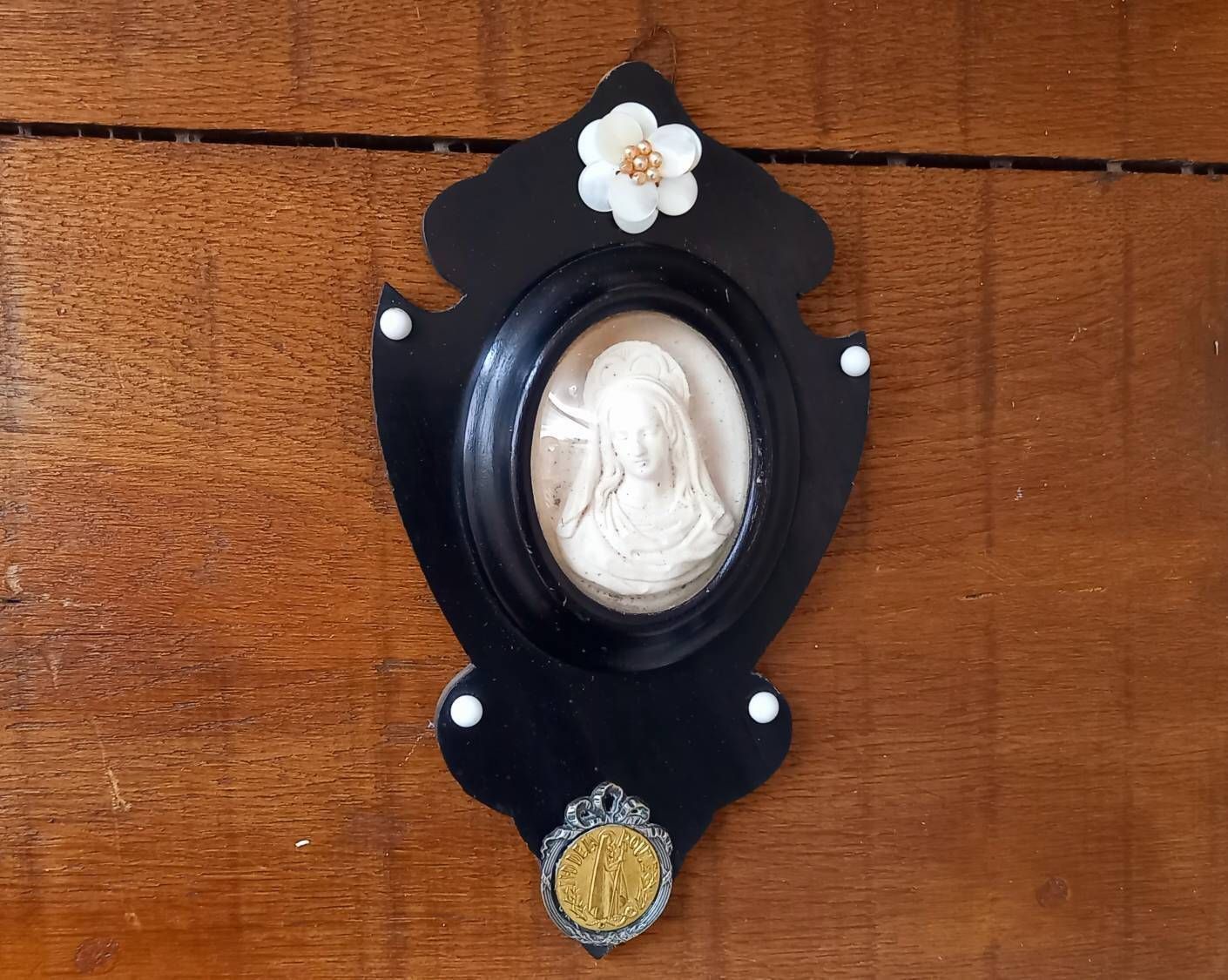 Meerschaum Reliquery Catholic Decor Saint Mary Gothic Design