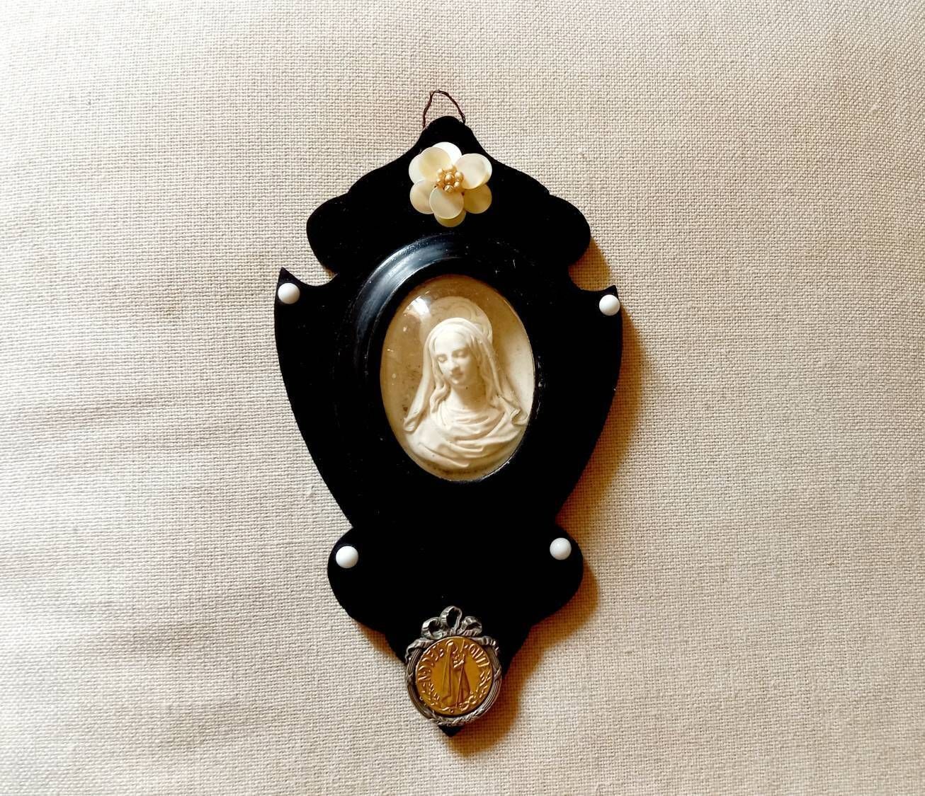Meerschaum Reliquery Catholic Decor Saint Mary Gothic Design photo 136.0