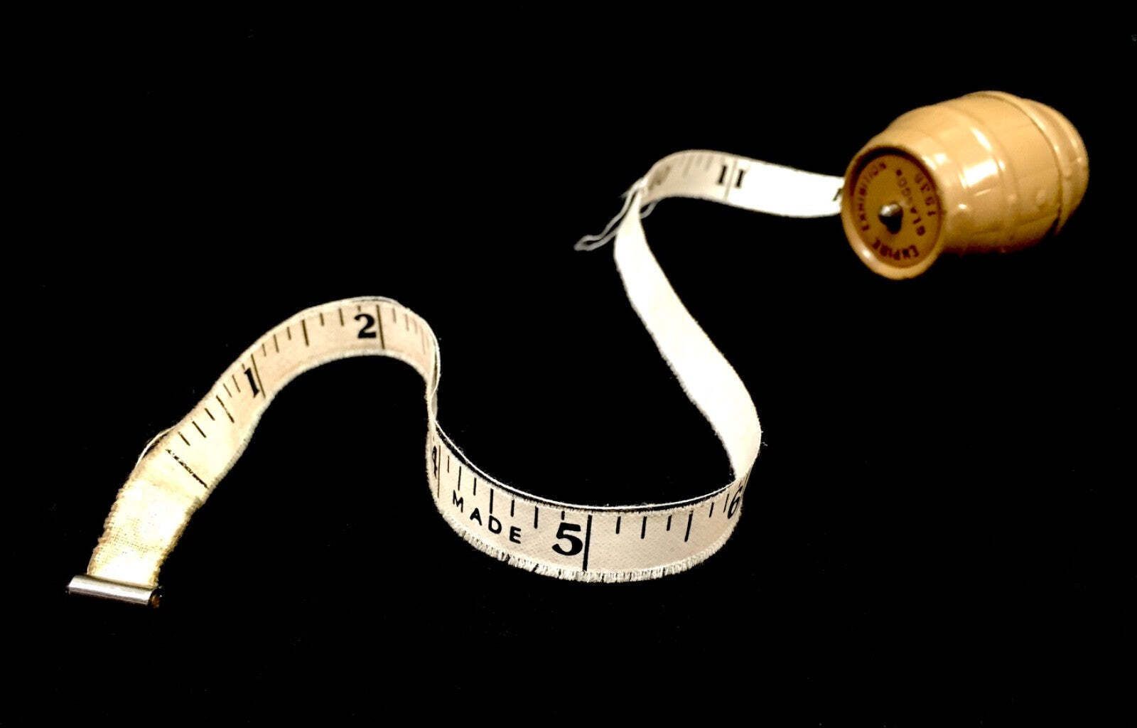 Antique Breweriana Novelty 1938 Glasgow Empire Exhibition Miniature Tape Measure