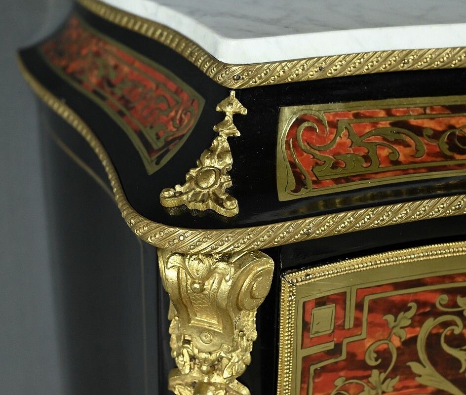 Secretary In “Boulle” Marquetry, Napoleon III Period – Mid 19th Century photo buy