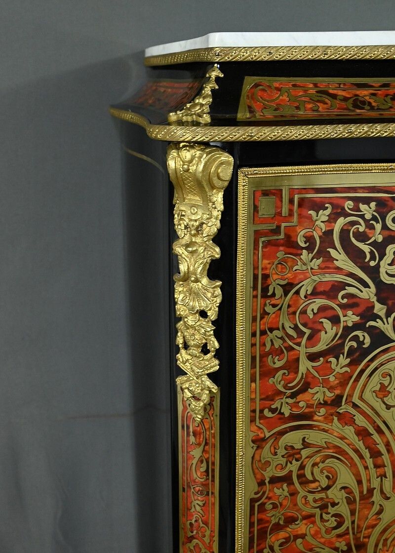 photo for sale Secretary In “Boulle” Marquetry, Napoleon III Period – Mid 19th Century