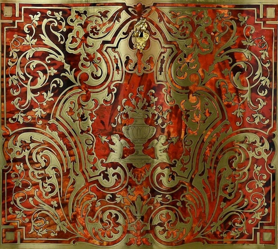 4650.0 Secretary In “Boulle” Marquetry, Napoleon III Period – Mid 19th Century photo