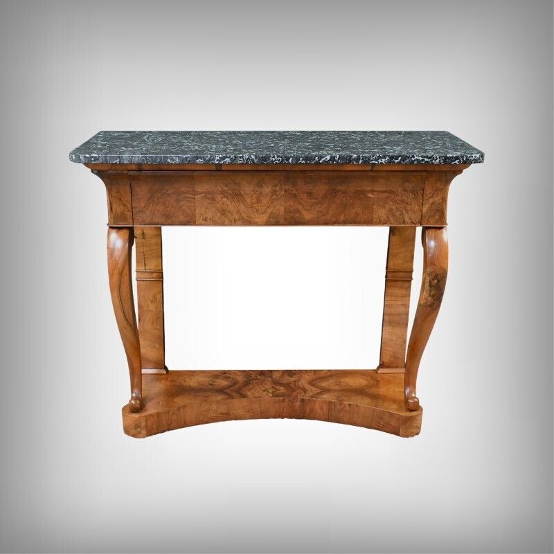 Walnut Console, Restoration Period – Early 19th Century