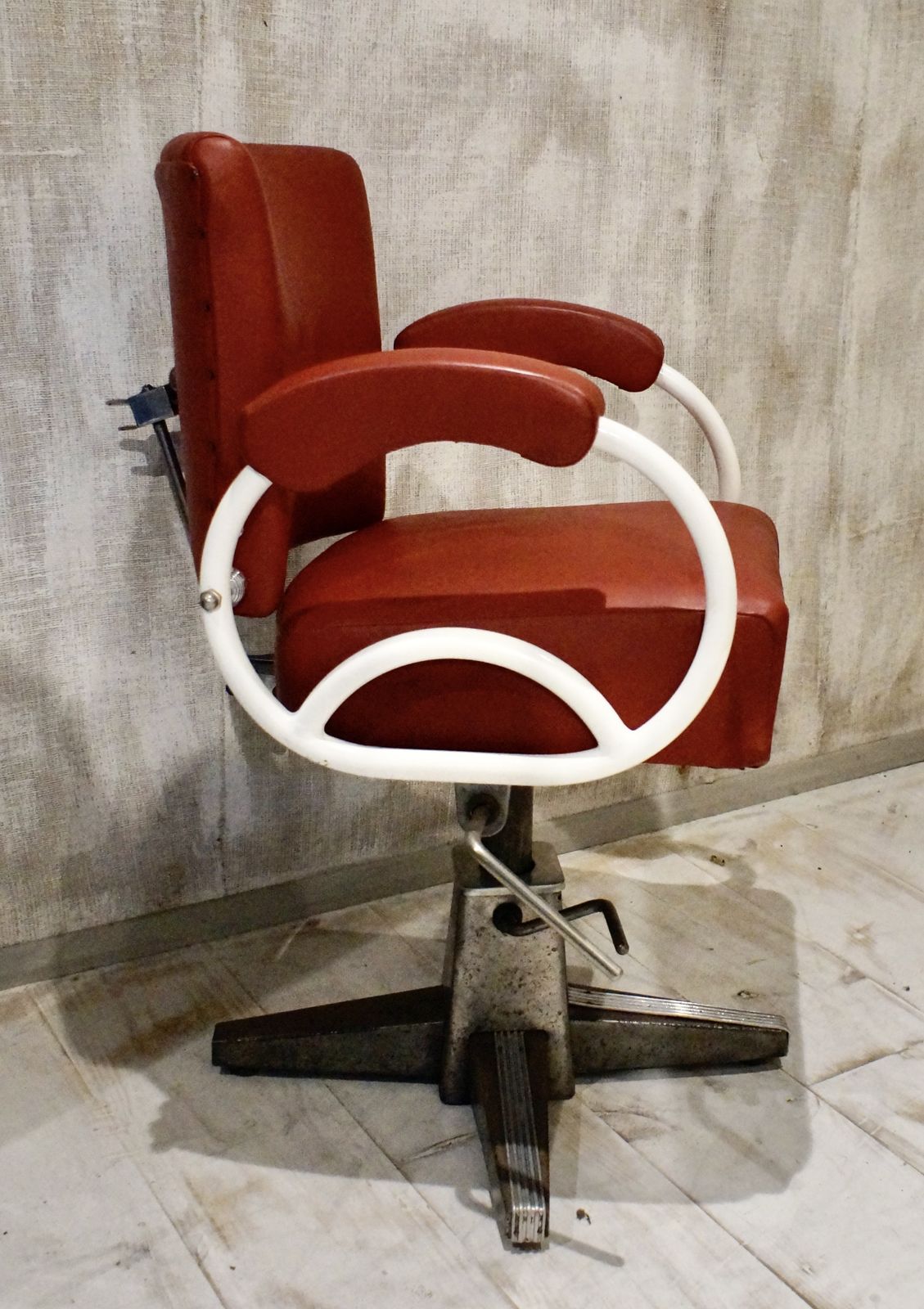 Art Deco Style Barbers Chair, 1930s photo furniture
