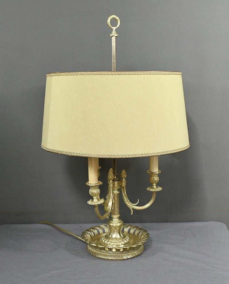 photo vintage Large Gilt Bronze Hot Water Bottle Lamp, Louis XVI Style – Part 1 Of The 20th Century