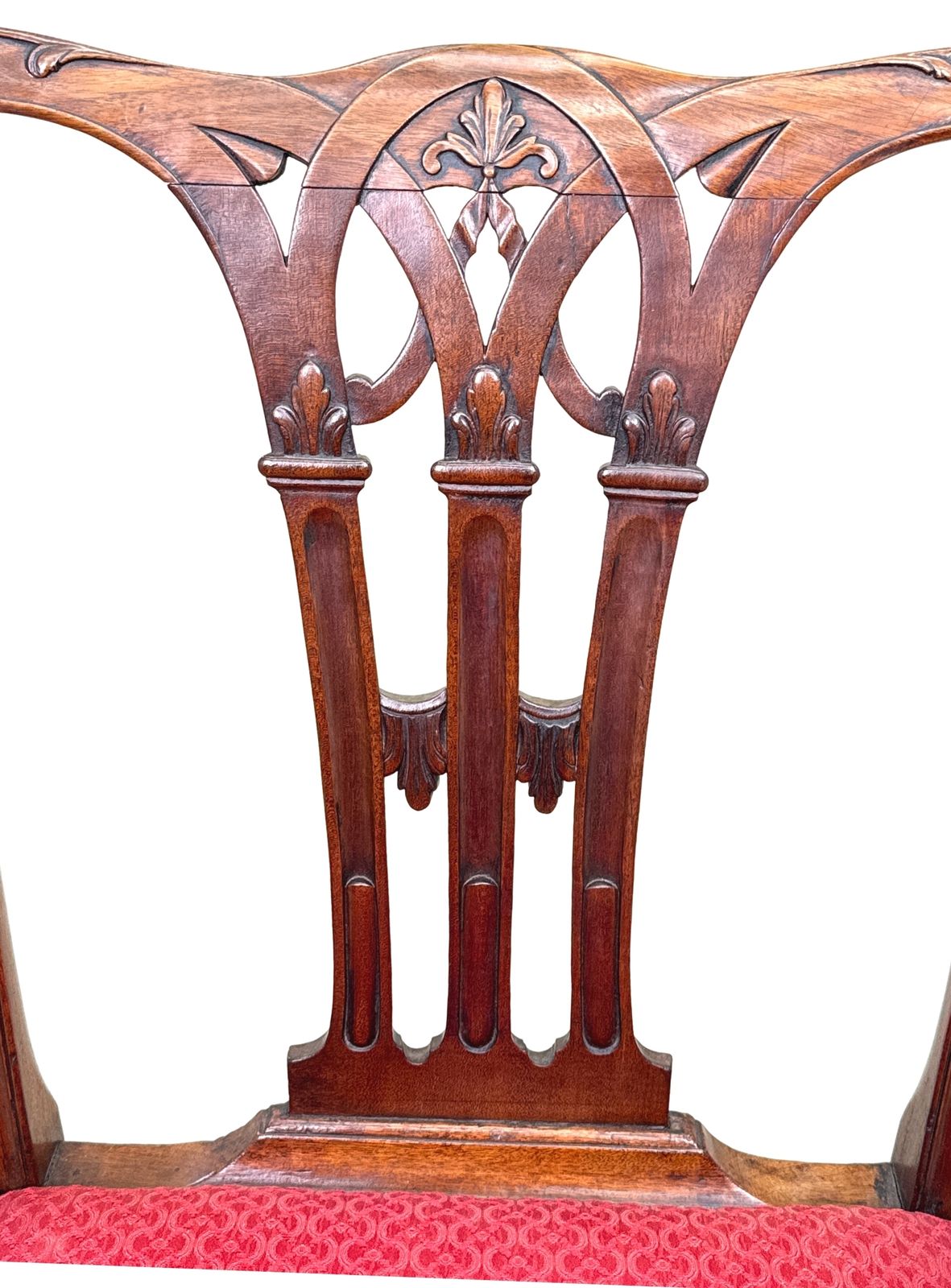 photo furniture 18th Century Chippendale Mahogany Armchair (England, Circa 1760)