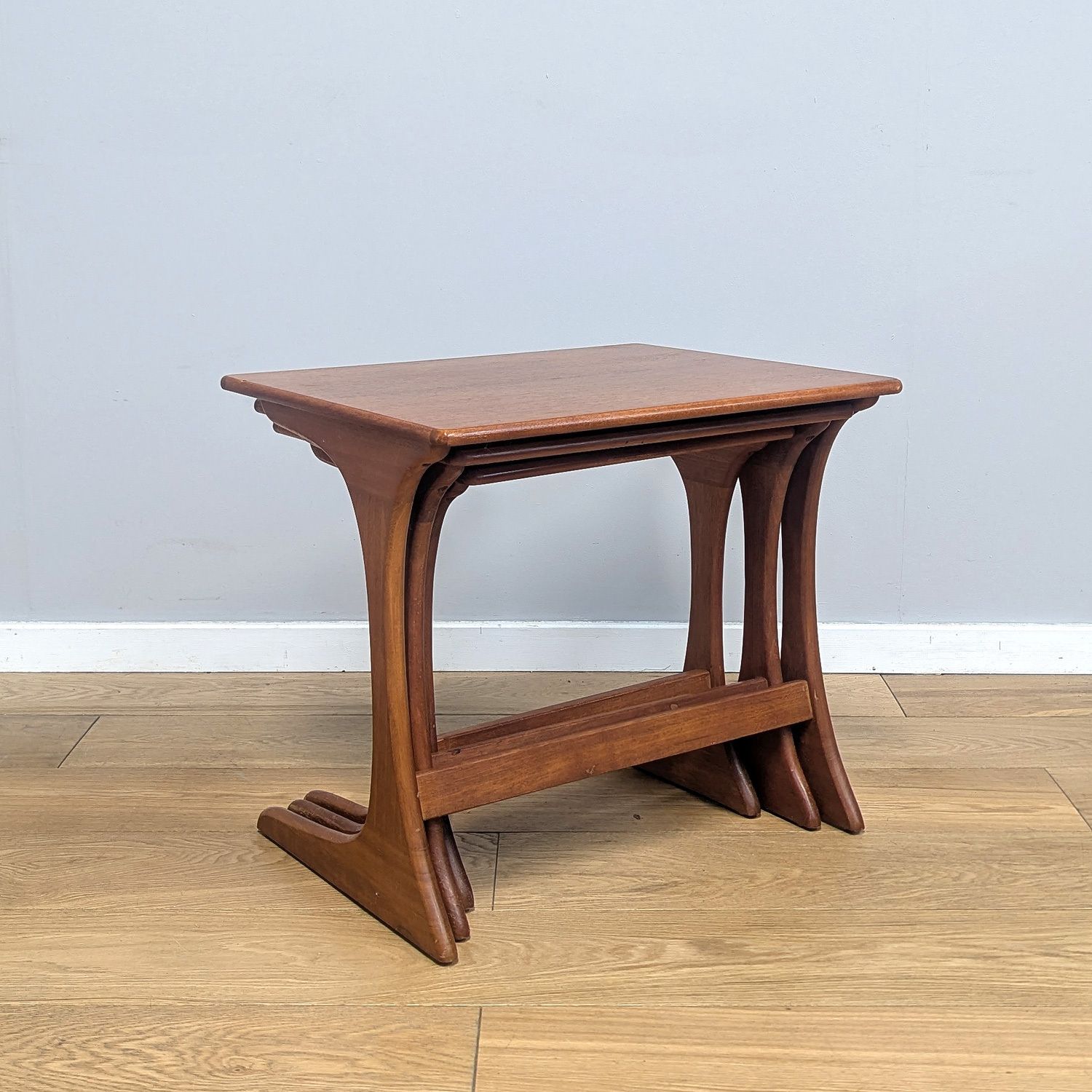 Vintage 1960s G Plan Set Of Three Teak Side Tables By Vb Wilkins photo vinterior