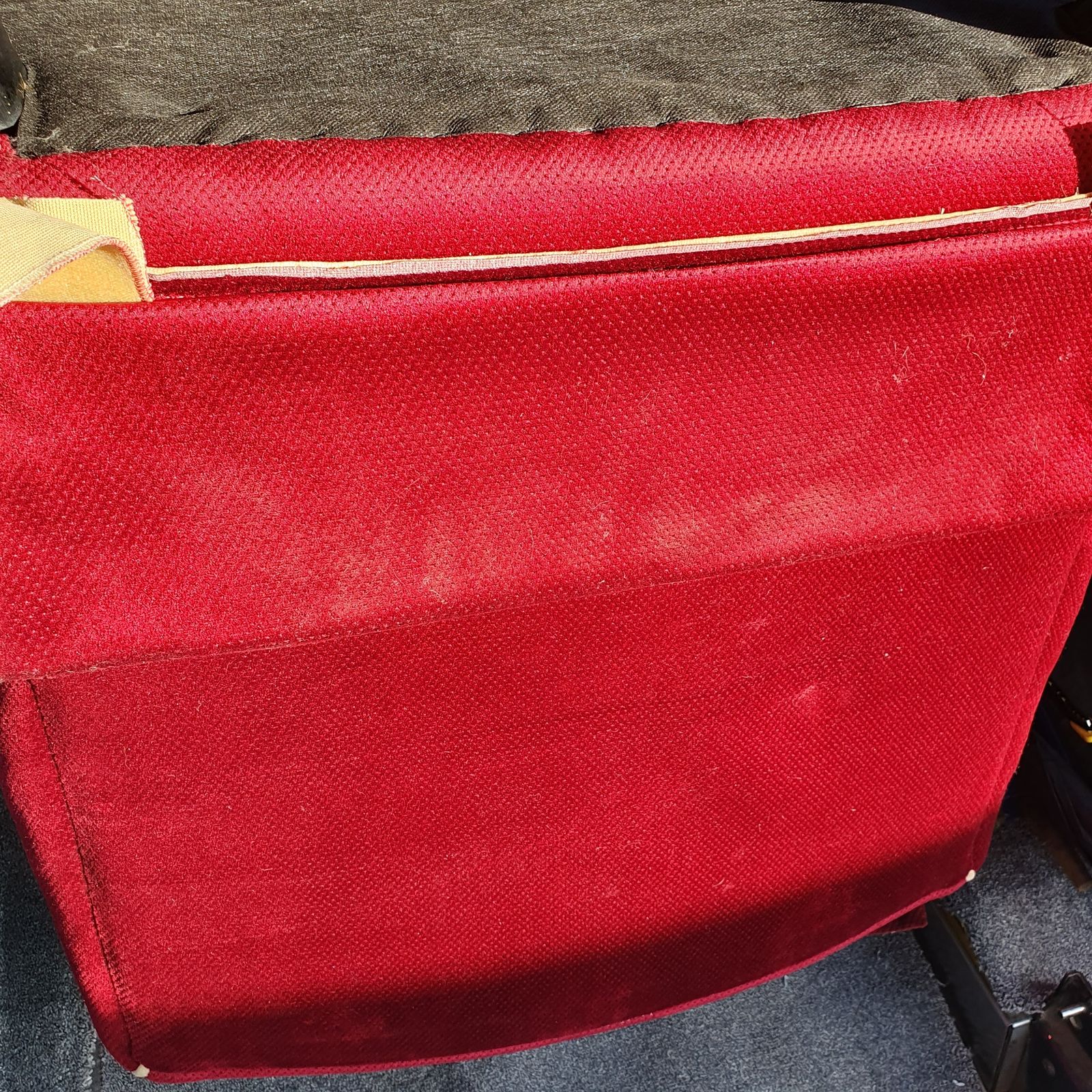 Beautiful Red With Gold Piping Art Deco Style Hand Crafted Chairs photo 285.0