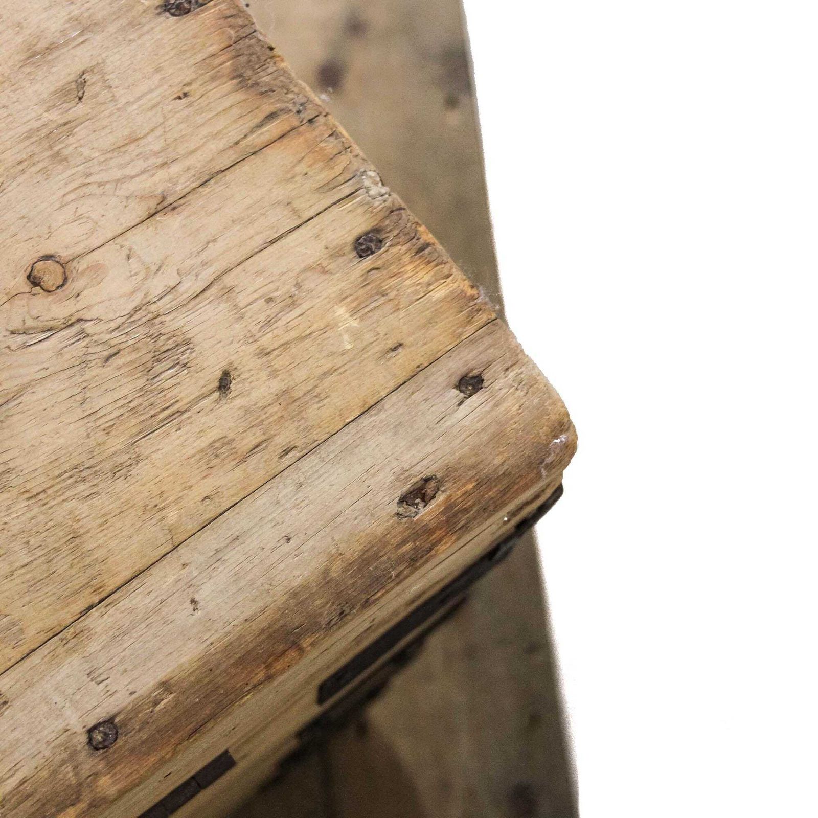 photo buy Antique Pine Metal Bound Chest | Antique Furniture | Antique Trunk | Antique Storage | Pine Trunks | Blanket Box