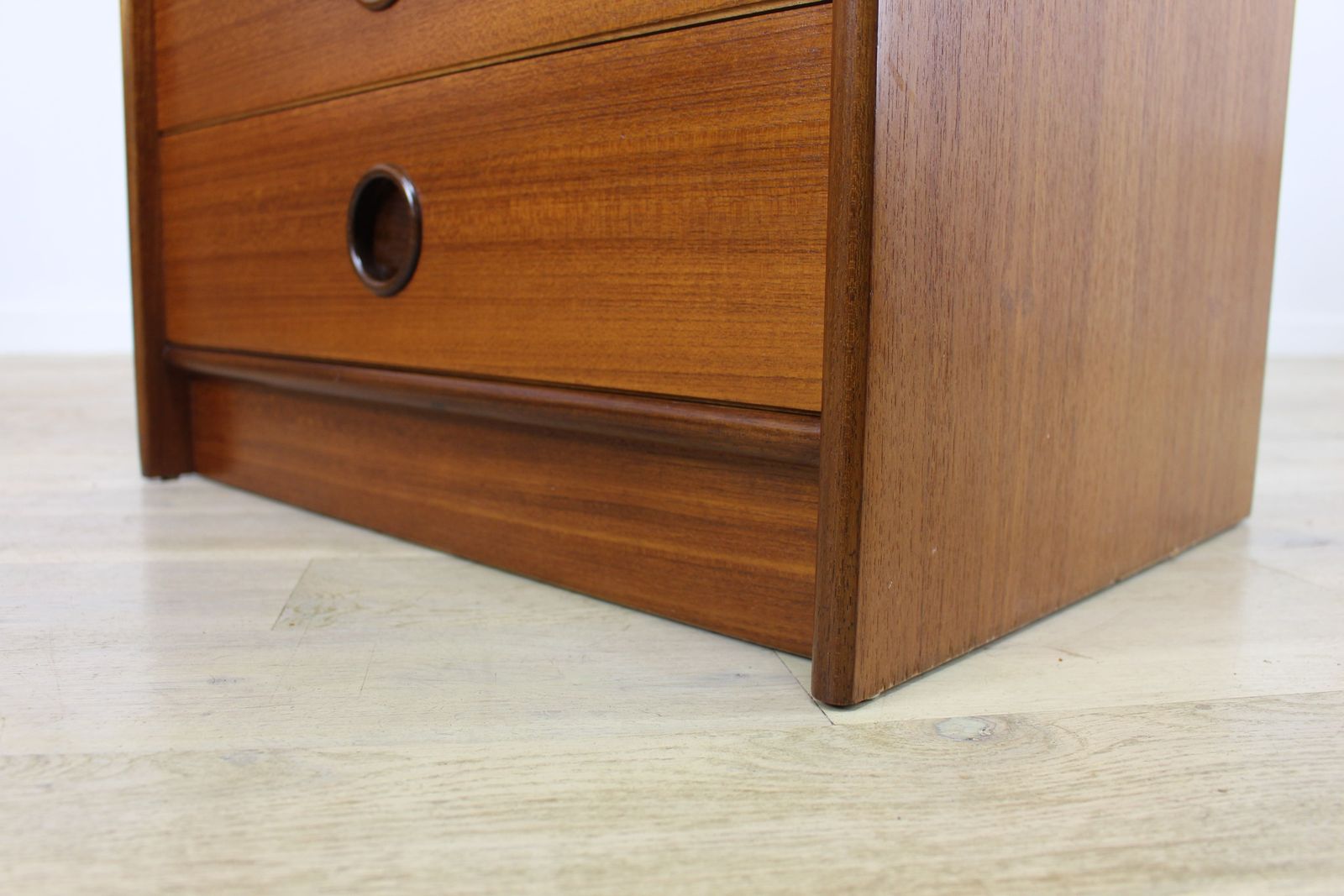 Furniture Late 1960’s Bath Cabinet Makers Teak Chest Of Drawers photo