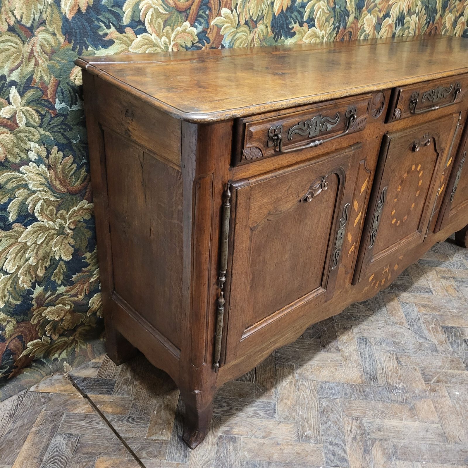 French Oak Enfilade / Antique Dresser Base photo vinterior