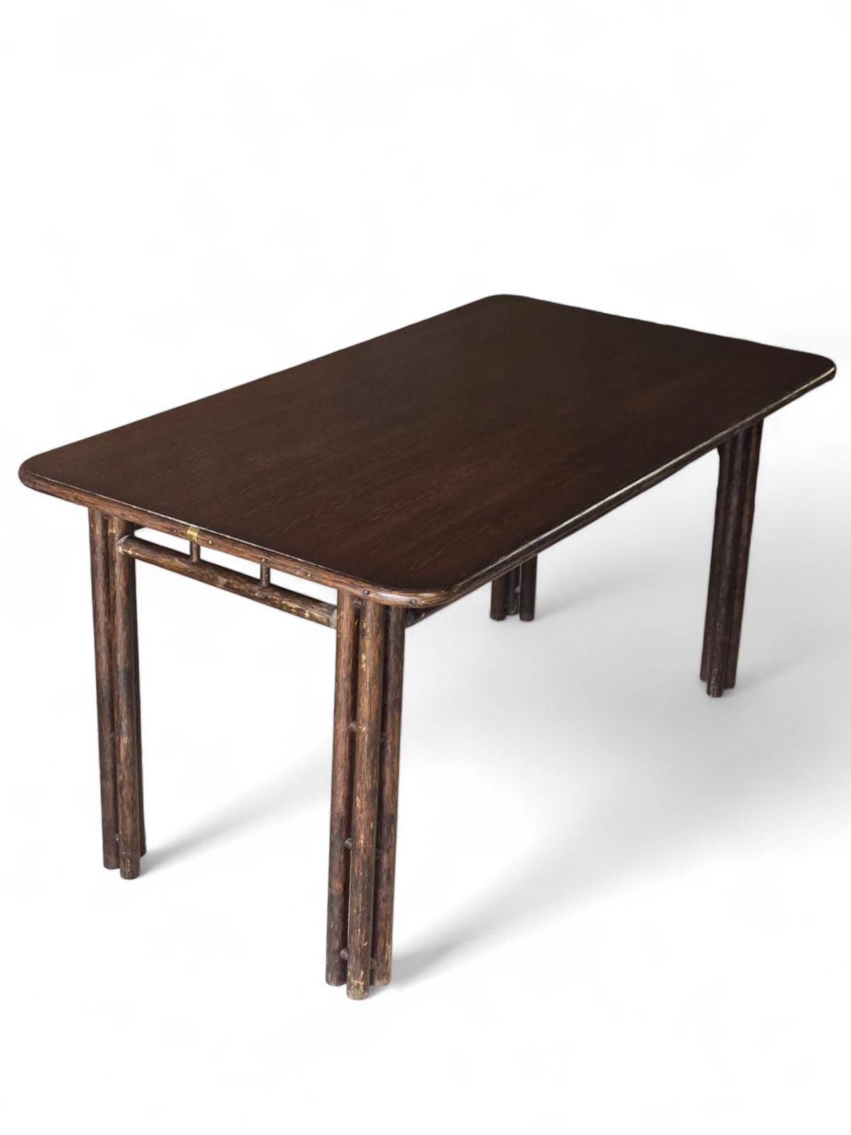 Mid Century Bamboo Dining Table C.1960