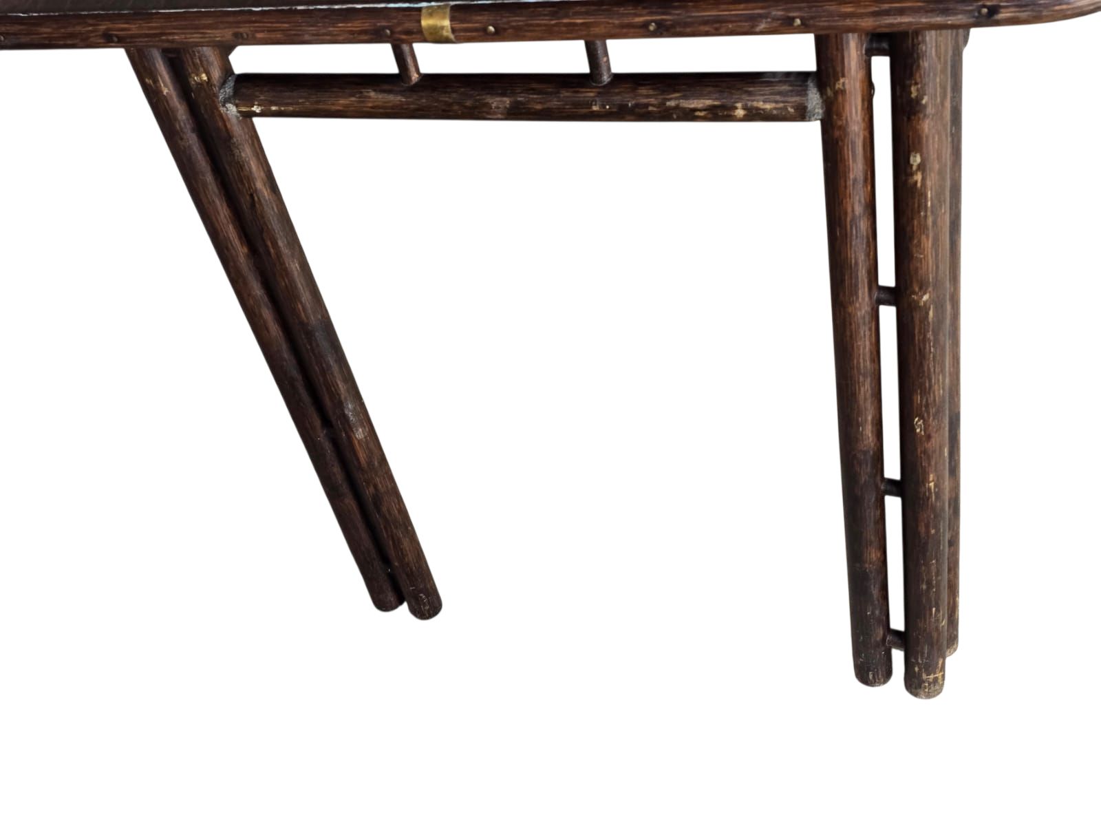 Mid Century Bamboo Dining Table C.1960 photo Furniture