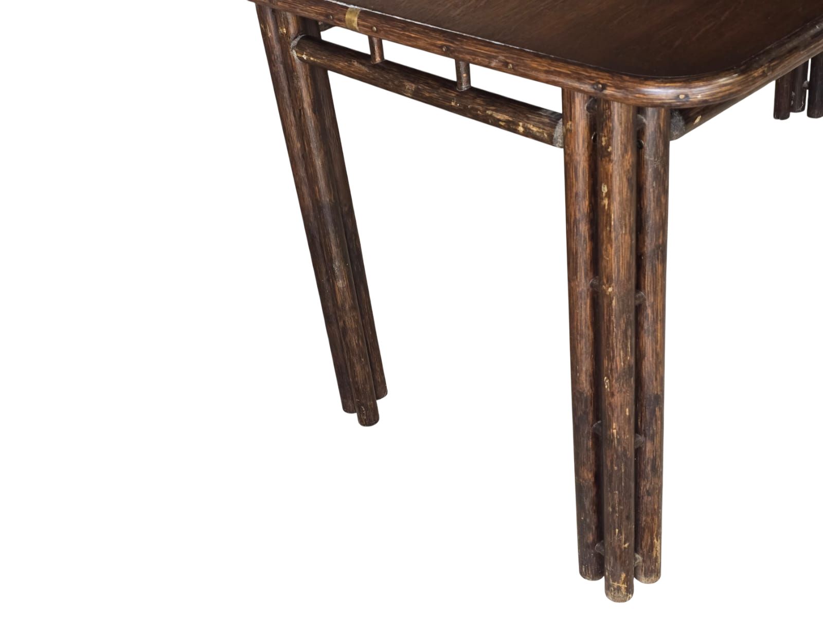 photo vinterior Mid Century Bamboo Dining Table C.1960