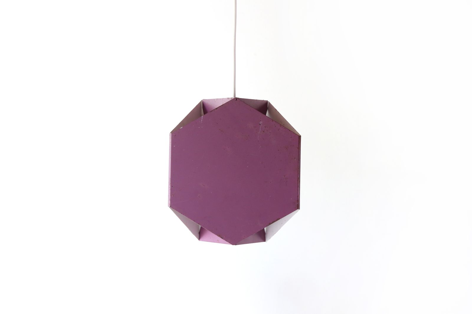 Purple Sex Tre Pendant Lamp By Ole Panton For Lyfa