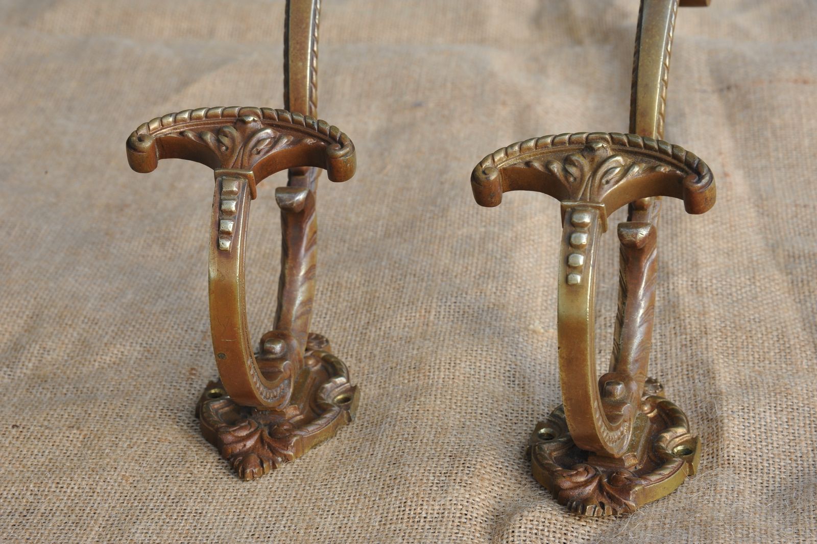 photo furniture A Fine Pair Of Antique French Bronze Hat And Coat Wall Mounted Hooks