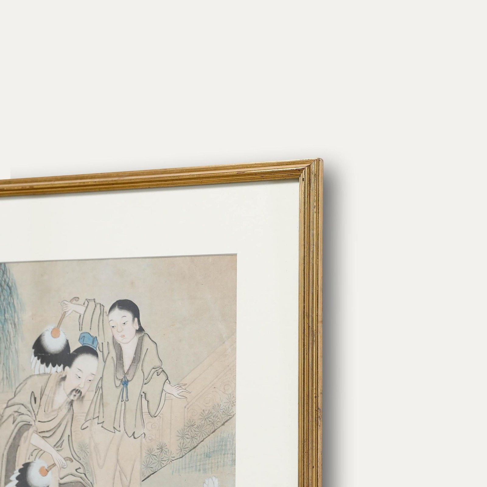 Chinese School 18th Century Watercolour In The Garden photo 275.0